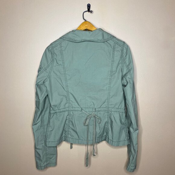 Military Inspired Women’s Abercrombie and Fitch Olive Green Cotton Jacket - Picture 9 of 14